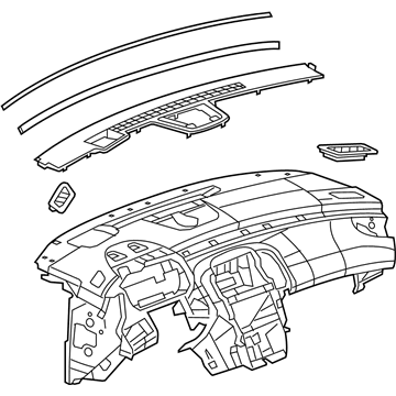GM 26203805 Instrument Panel