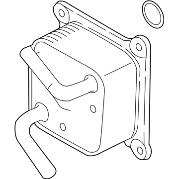 Nissan 21606-50X1B Oil Cooler Assy-Auto Transmission