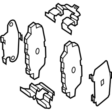 Nissan D4080-1KD0A Hardware Kit