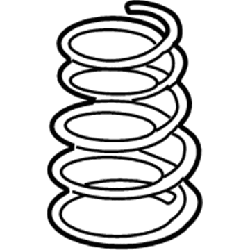 Lexus 48231-33240 Spring, Coil, Rear