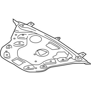 BMW 31-10-6-887-546 Stiffening Plate Without Cross-Member