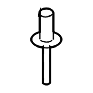 BMW 07-14-7-293-278 Expanding Rivet, Black