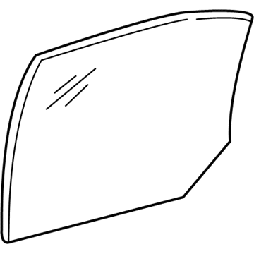 Ford XW1Z-5425712-AA Door Glass