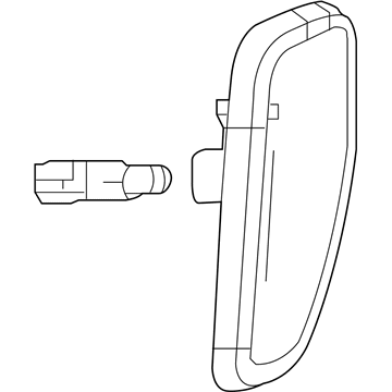 Mopar 68256050AA Lamp-Side Marker