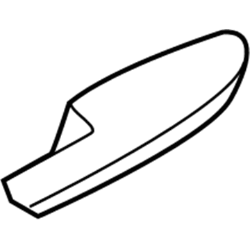 Kia 837201M010WK Rear Door Armrest Assembly, Right