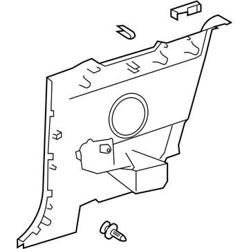 Toyota 62520-21020-B1 Quarter Trim Panel