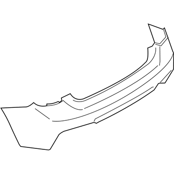 BMW 51-12-8-079-326 Panel, Bumper, Primed, Rear