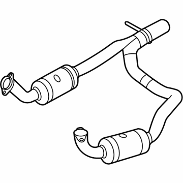 Ford GC2Z-5F250-A Converter & Pipe