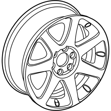 GM 9596001 Wheel, Alloy