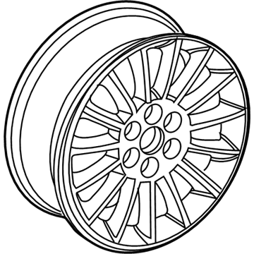 GM 9596000 Wheel, Alloy