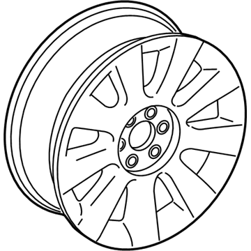 GM 23127748 Wheel, Alloy