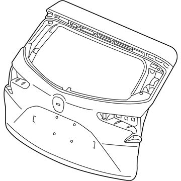 Acura 68100-TJB-A93ZZ TAILGATE (DOT)