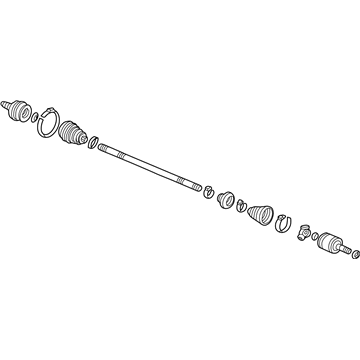 Honda 44305-S5A-T00 Driveshaft Assembly, Passenger Side
