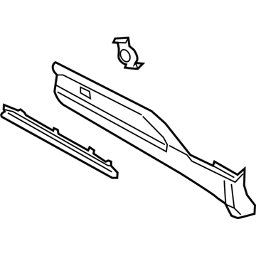 Ford LB5Z-7825557-CA Lower Molding