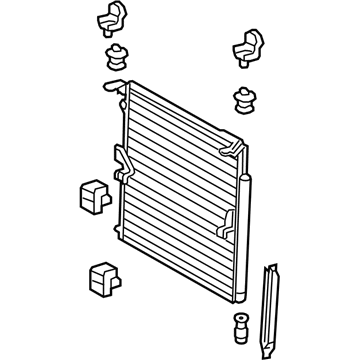 Lexus 884A0-60020 CONDENSER Assembly, Supp