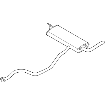 Nissan 20100-6LB2A MUFFLER Assembly-Exhaust, Main