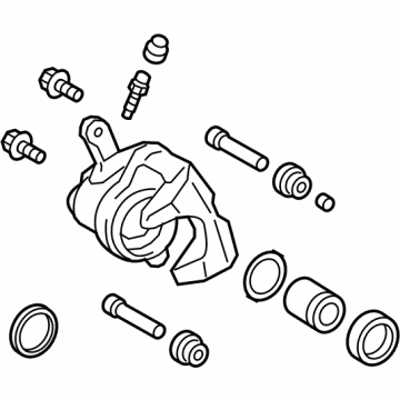 Toyota 47850-0E110 Caliper Assembly