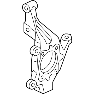 Hyundai 51710-F6000 Knuckle-Front Axle, LH