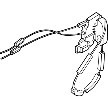 Nissan 80500-9BU0B LOCK & REMOTE CONTROL ASSY-FRONT DOOR, RH