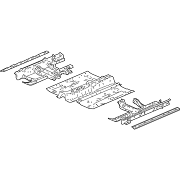 Honda 65100-TWA-315ZZ FLOOR COMP, FR