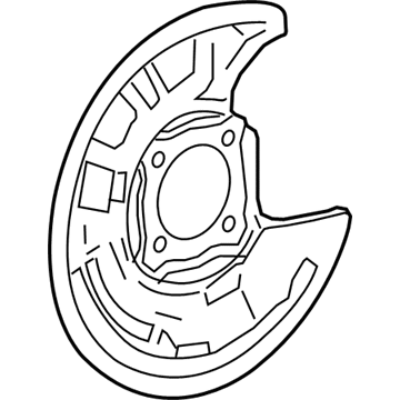 Infiniti 44161-5DA0A Baffle Plate