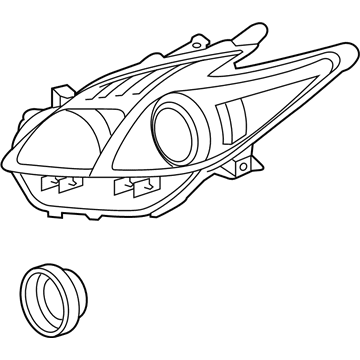Toyota 81170-47300 Headlamp Assembly