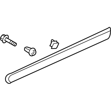 Hyundai 87711-4J000-6C Moulding Assembly-Waist Line Front Door, LH