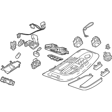 GM 23449617 Overhead Console