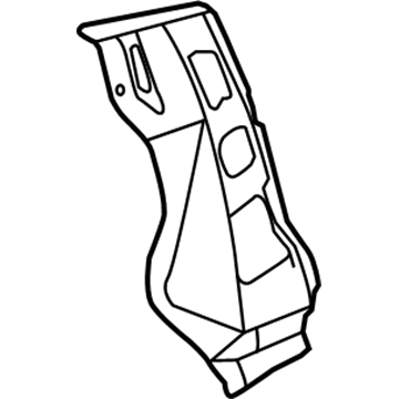 Nissan G6638-4RAMA Reinforce-Rear Pillar, Upper RH