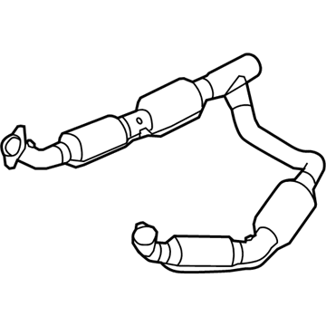 Ford 7C2Z-5F250-A Catalytic Converter