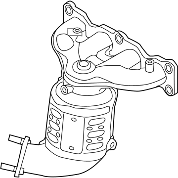 Hyundai 28510-2GAS0 Exhaust Manifold Catalytic Assembly