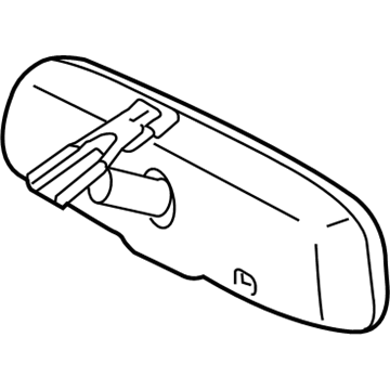 Lexus 87810-0W840 Mirror Assembly, Inner Rear