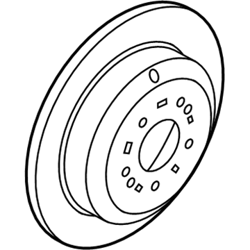 Kia 58411A9000 Disc-Rear Brake