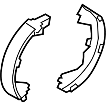 Kia 58305A9A00 Rear Parking Brake Shoe & Lining Kit