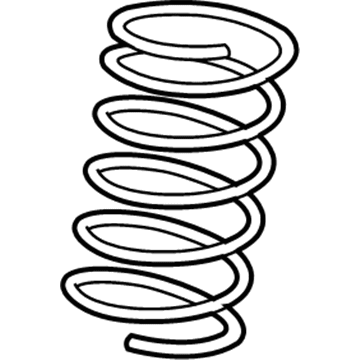 Lexus 48231-30B11 Spring, Coil, Rear