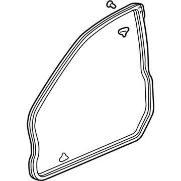 Honda 72350-S5A-A01 Weatherstrip, L. FR. Door