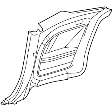 Mopar 5RG66DX9AF Quarter Trim