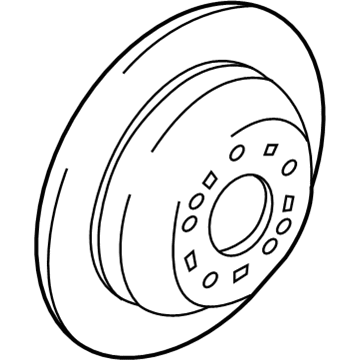 Hyundai 58411-2W010 Disc Assembly-Rear Brake