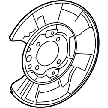 Lexus 46503-50060 Plate Sub-Assy, Parking Brake, RH