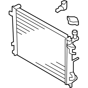 Kia 253101D110 Radiator Assembly