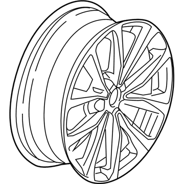 BMW 36-11-6-880-047 Light Alloy Disc Wheel Reflexsilber