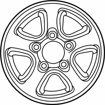 Toyota 42611-60182 Wheel, Alloy