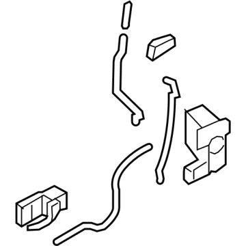 Ford 7C2Z-15219A65-BA Lock Assembly