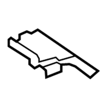 BMW 51-47-7-229-311 Pad Floor Carpet, Left Rear