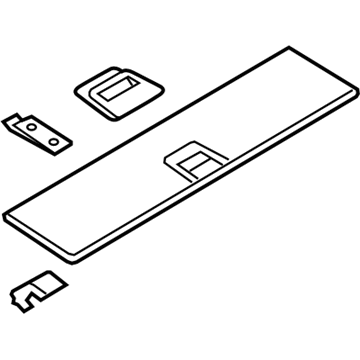 BMW 51-47-7-342-893 Floor Panel, Luggage Compartment, Front