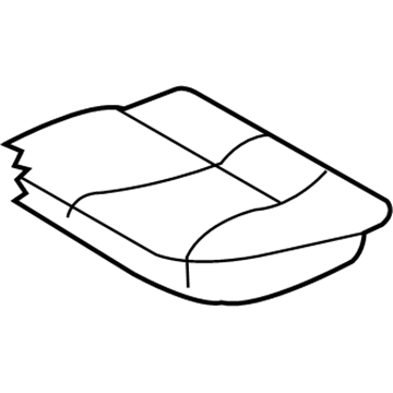 Kia 891024D124AGU Rear Seat Cushion Covering Assembly