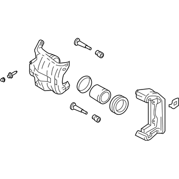 Nissan 41001-AM800 CALIPER Assembly-Front RH, W/O Pads Or SHIMS