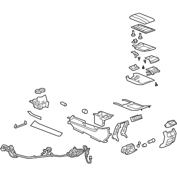 GM 22983605 Console Assembly