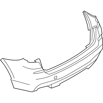 BMW 51-12-8-052-059 Panel, Bumper, Primed, Rear