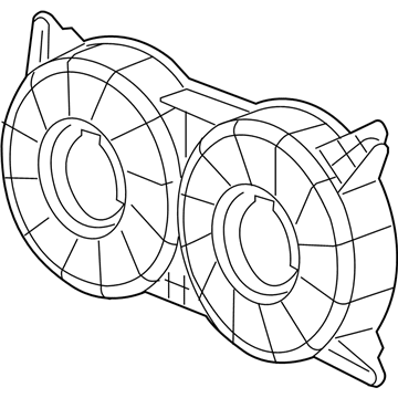 GM 89022527 Shroud, Engine Coolant Fan